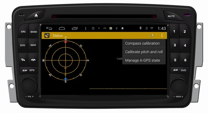Ouchuangbo android 4.4 car stereo dvd gps navigaton Mercedes W203 support BT Aux 3G WIFI