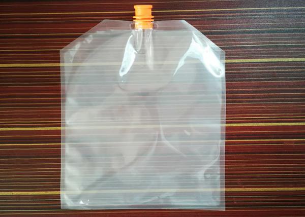 Buy Whosale Clear Plastic Spout Pouch Food Grade Liquid Beverage Bag With Spout Runner Wine Spout Bag at wholesale prices