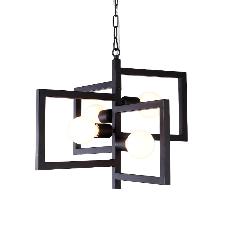 Vintage Square farmhouse pendant lights for Kitchen Dining room (WH-VP-31)