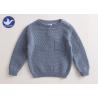 Buy cheap Chest Patch Pocket Toddler Boy Pullover Sweater Cotton Crew Neck Anti - Pilling from wholesalers