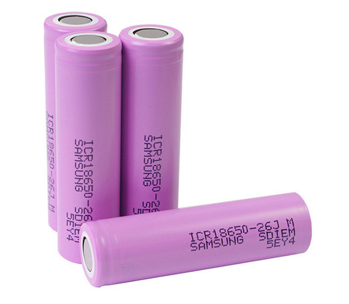 Ultra High Power Brand ICR18650-26JM Li-ion Battery Cells 3.6V 2600mAh for Art-Tech、Eletric Torch、Electric Razor