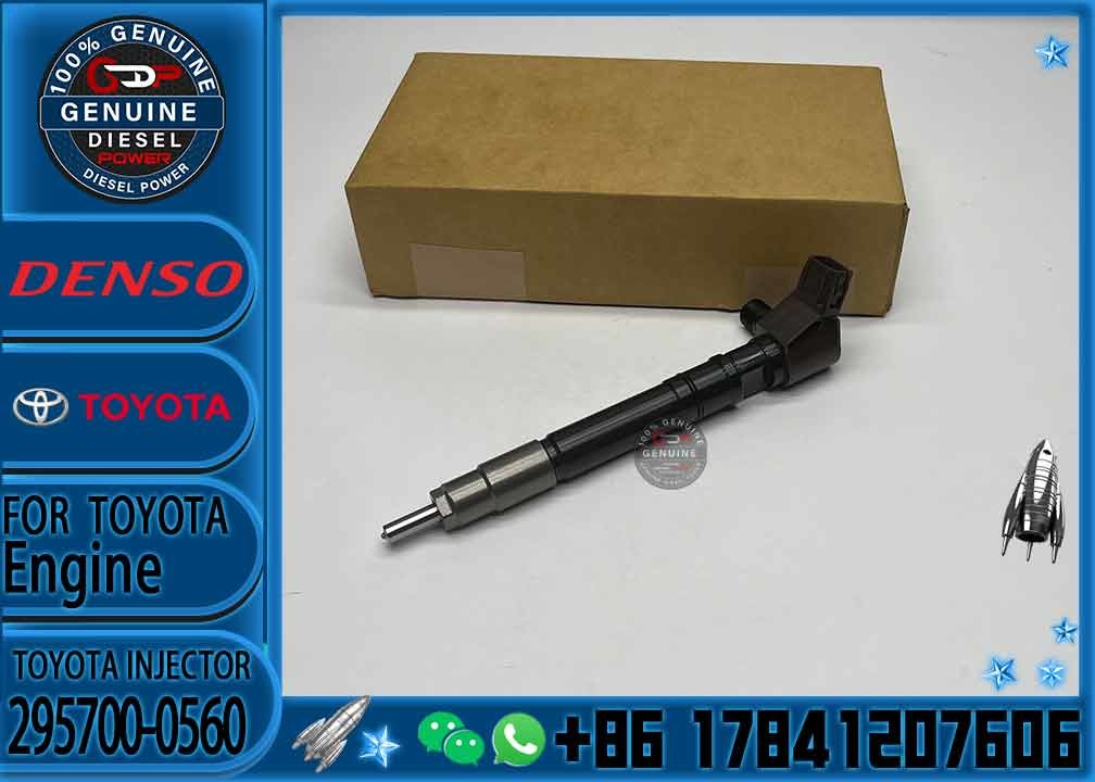 Common Rail Injector 295700-0560 23670-0E020 23670-09430 23670-11020 23670-19025 236700E020 For Toyota 2.4d 2GD-FTV REVO