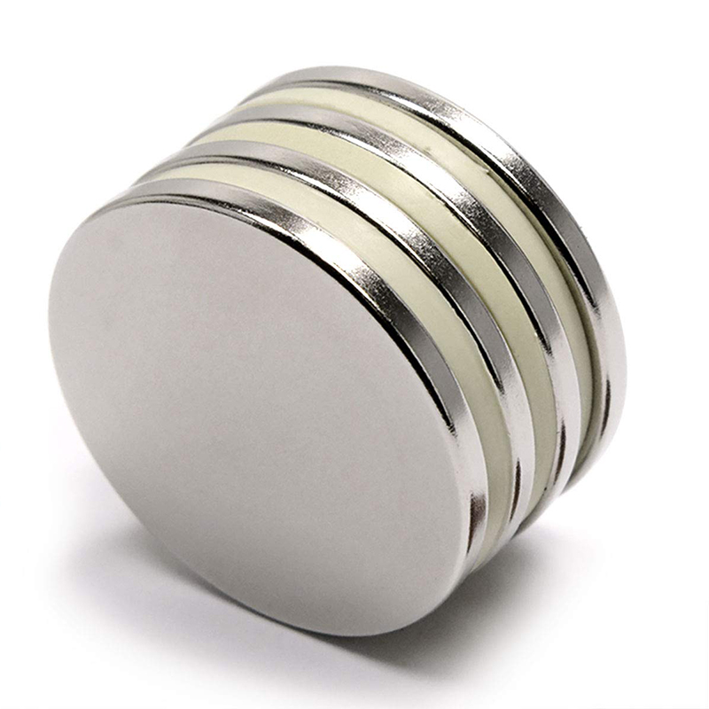Permanent NdFeB Material Super Strong Round Disc N52 Neodymium Magnet with 3M Adhesive