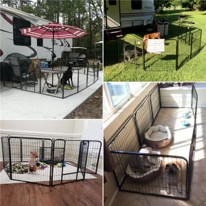 large dog pen