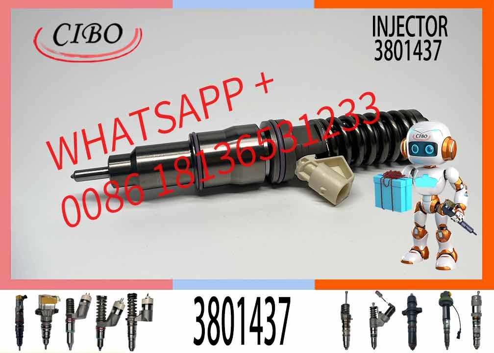 Common Rail Injector 3801437 BEBE4C13001 Fuel Injecto