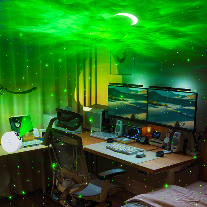 Multipurpose Galaxy Moon Projection Light Portable Remote Control