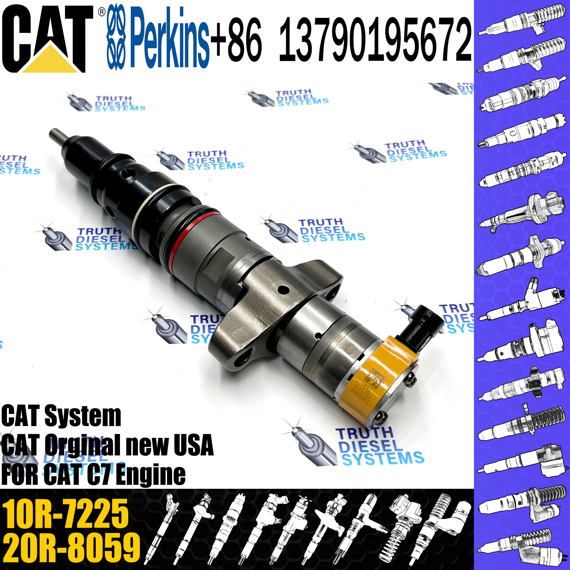 C7 C9 Engine Common Rail Fuel Injector 387-9427 295-1411 263-8218 10R-7225 10R-4761 387-9431 268-9577 293-4071 295-1411