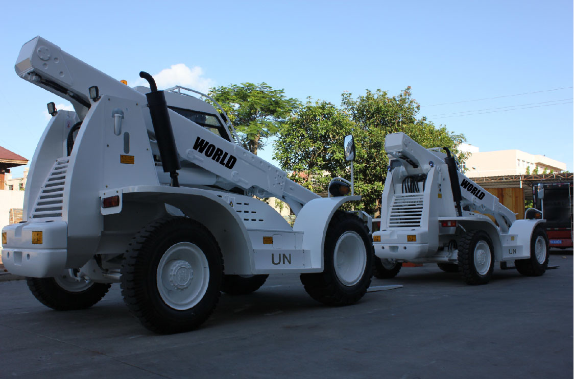 3T Diesel Engine Telescopic Handler Forklift for Machinery Repair Shops