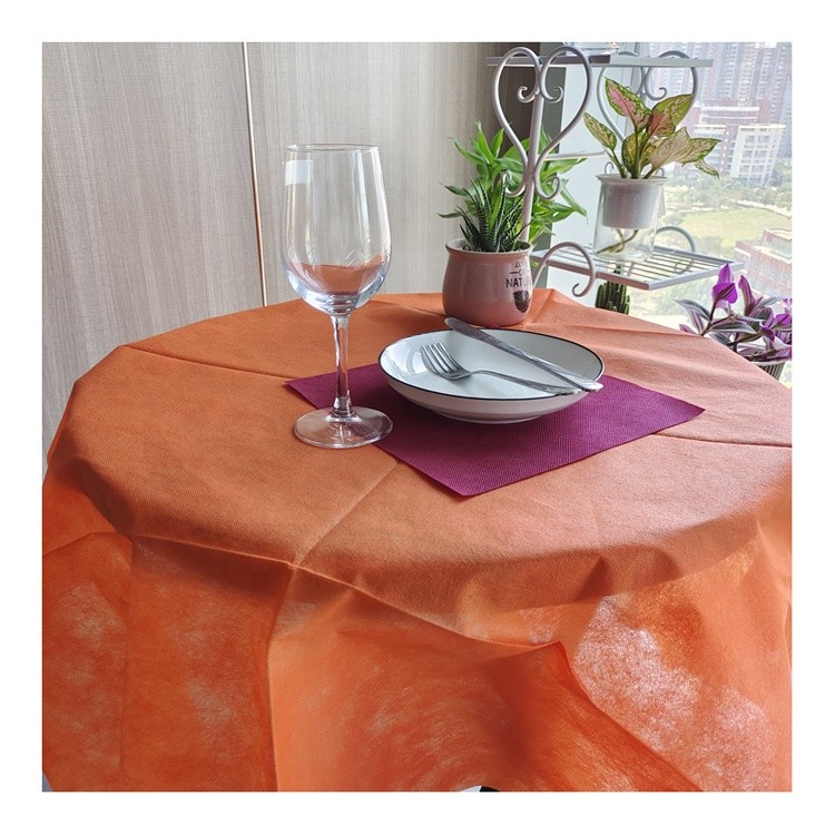 100% Polypropylene Disposable Tnt Table Cloths Mantel No Tejido Nappe Non Tissee