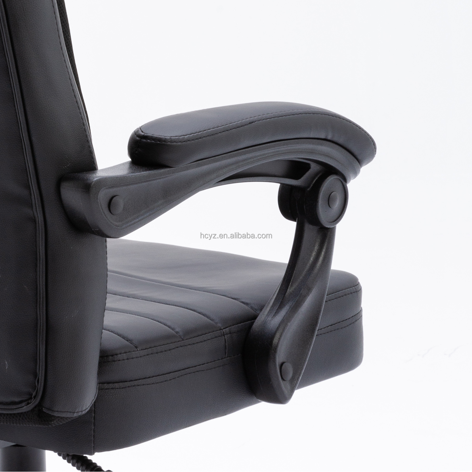 Cheaper Black Synthetic Leather Racing Gaming Chair with Backrest Adjustable 90 -180