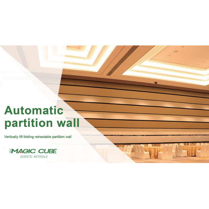 Adjustable Speed Sound Insulation Movable Partition Wall with High Flexibility for Commercial Spaces