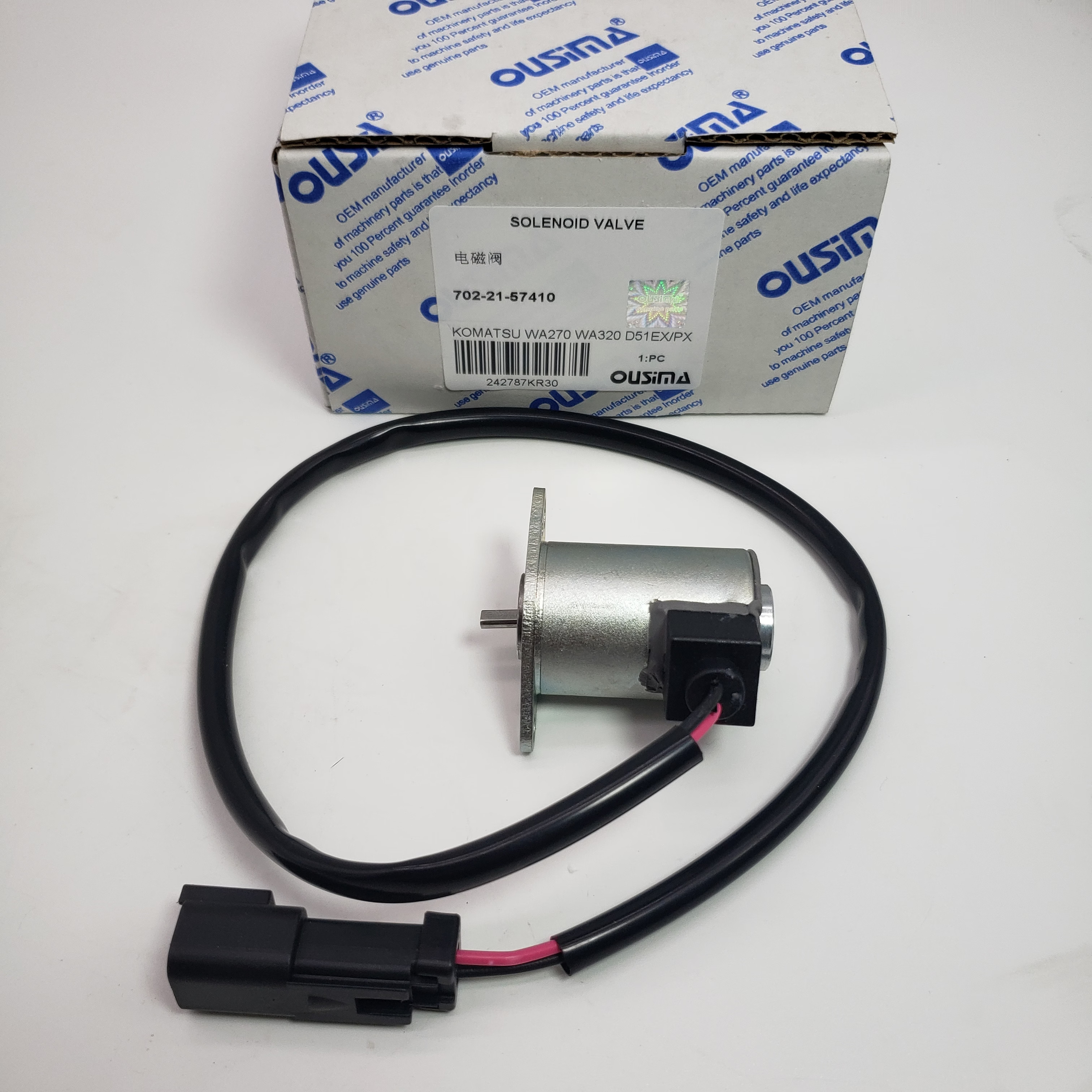 Solenoid Valve 702-21-58140 For KOMATSU D51EX/PX WA270 WA320
