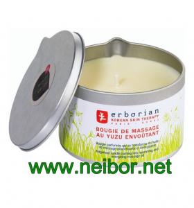 Quality Food Grade Massage Candle Tins with pouring spout with custom label for sale
