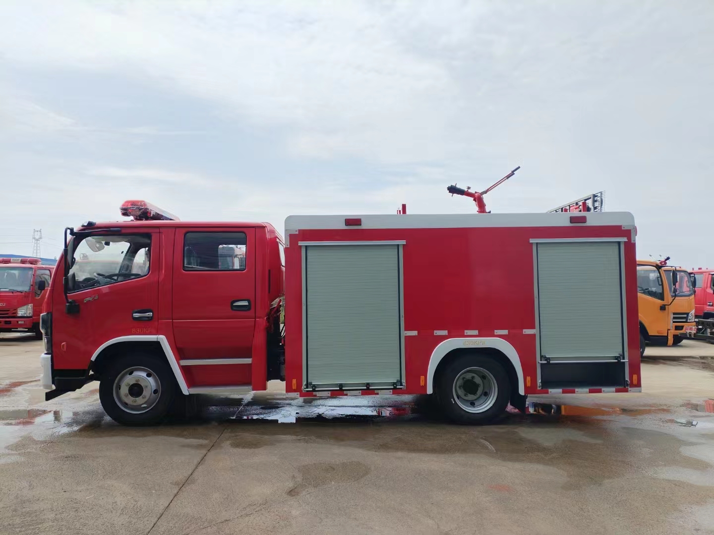 Small Fire Trucks Have Electric Drive Capability