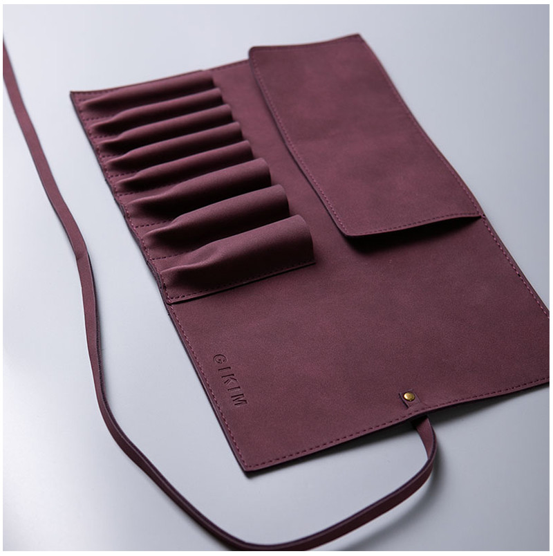 L30.5*H20.5CM PU Makeup Brush Organizer With Belt Strap