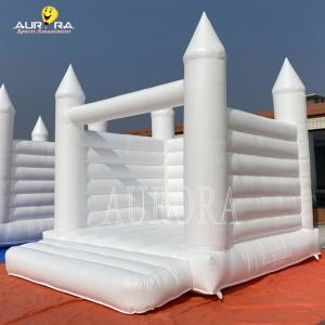 Quality Indoor Inflatable Bouncy Castle White Wedding Jumping Castle Bounce House for sale