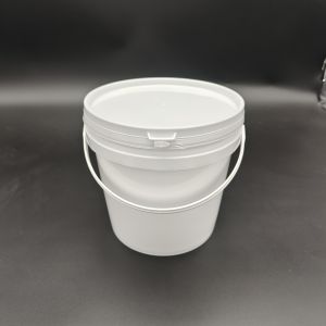 IOS9001 Anti Rust Big Round Plastic Bucket With Handles
