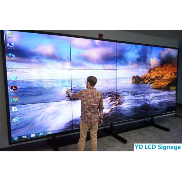Narrow Bezel LCD Video Wall Panels 55 Inch 170 Degree Viewing Angle