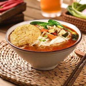Quality HK Juicy Flavor Without Animal Ingredients Non Fried Vegetarian Noodles 180g for sale
