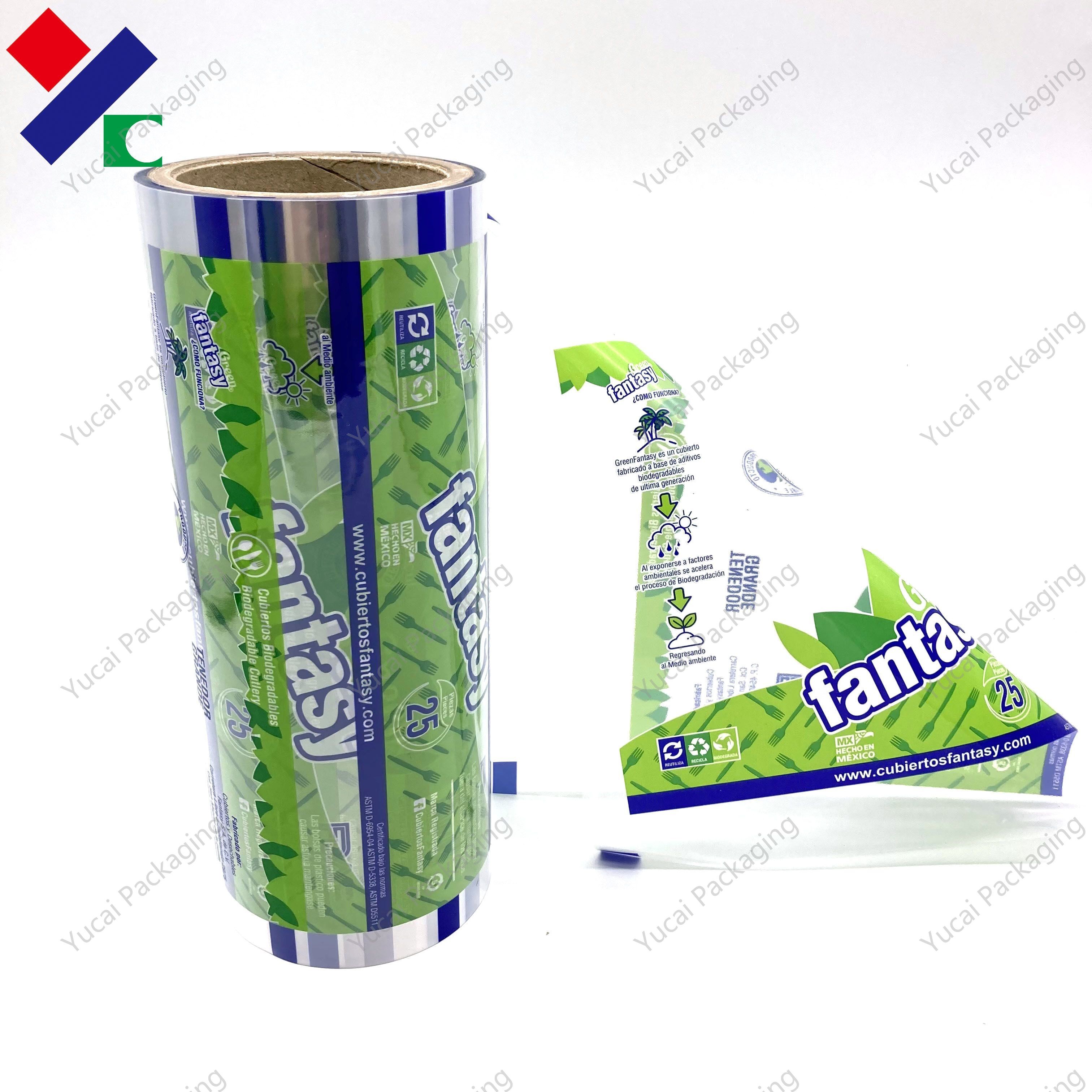 Gravure Printing BOPP CPP 40 Micron Food Packaging Film Roll