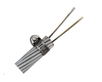 Single Mode G652d OPGW Fiber Optic Cable Aerial Optical Ground Wire 24 Core
