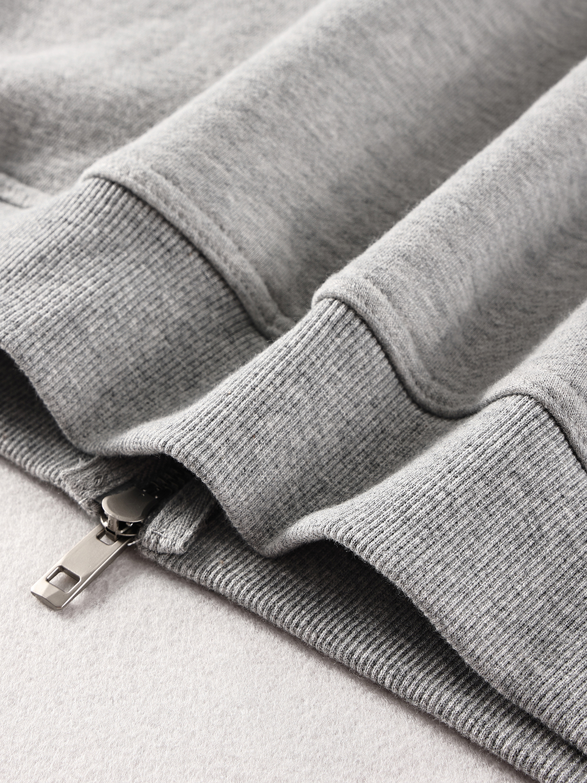 Streetwear Designers Zipper Sweatshirt Thick Men's Sport Pullover Oversized 360g Polar Fleece Knitting Pullover