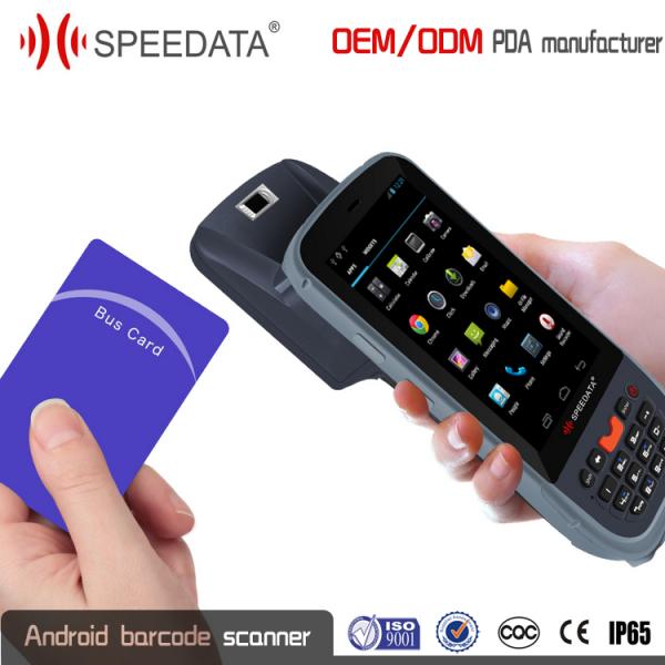 IP65 Handheld Rfid Reader Writer Data Collection Terminal 800MP Camera