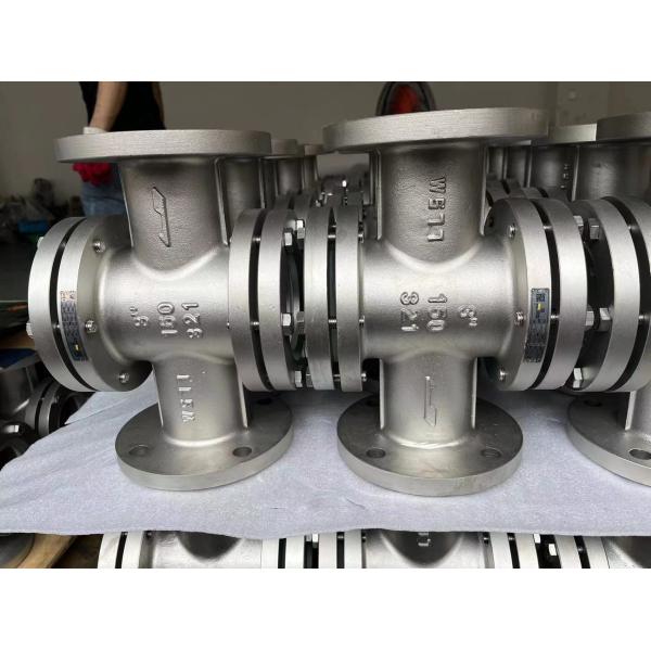 Flanged Sight Glass Valve Two Windows Connection With Spinners
