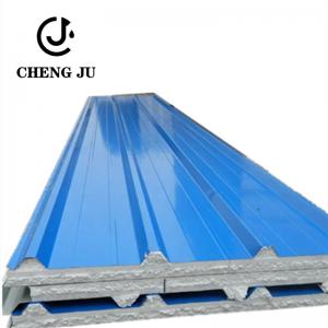 China 0.3-0.8mm Insulated Sandwich Panel Roofing Foam Polyurethane Core Insulation Sandwich Roof Panel on sale