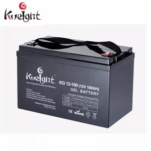 Quality 12v 100ah Solar Vrla Battery Deep Cycle Gel Lead Acid Battery Ups Battery KG12-100 for sale