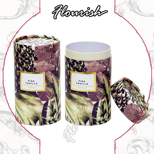 Rigid Cylindrical Paper Box For Tea Coffee Candy Flower Cardboard Gift Packaging Box