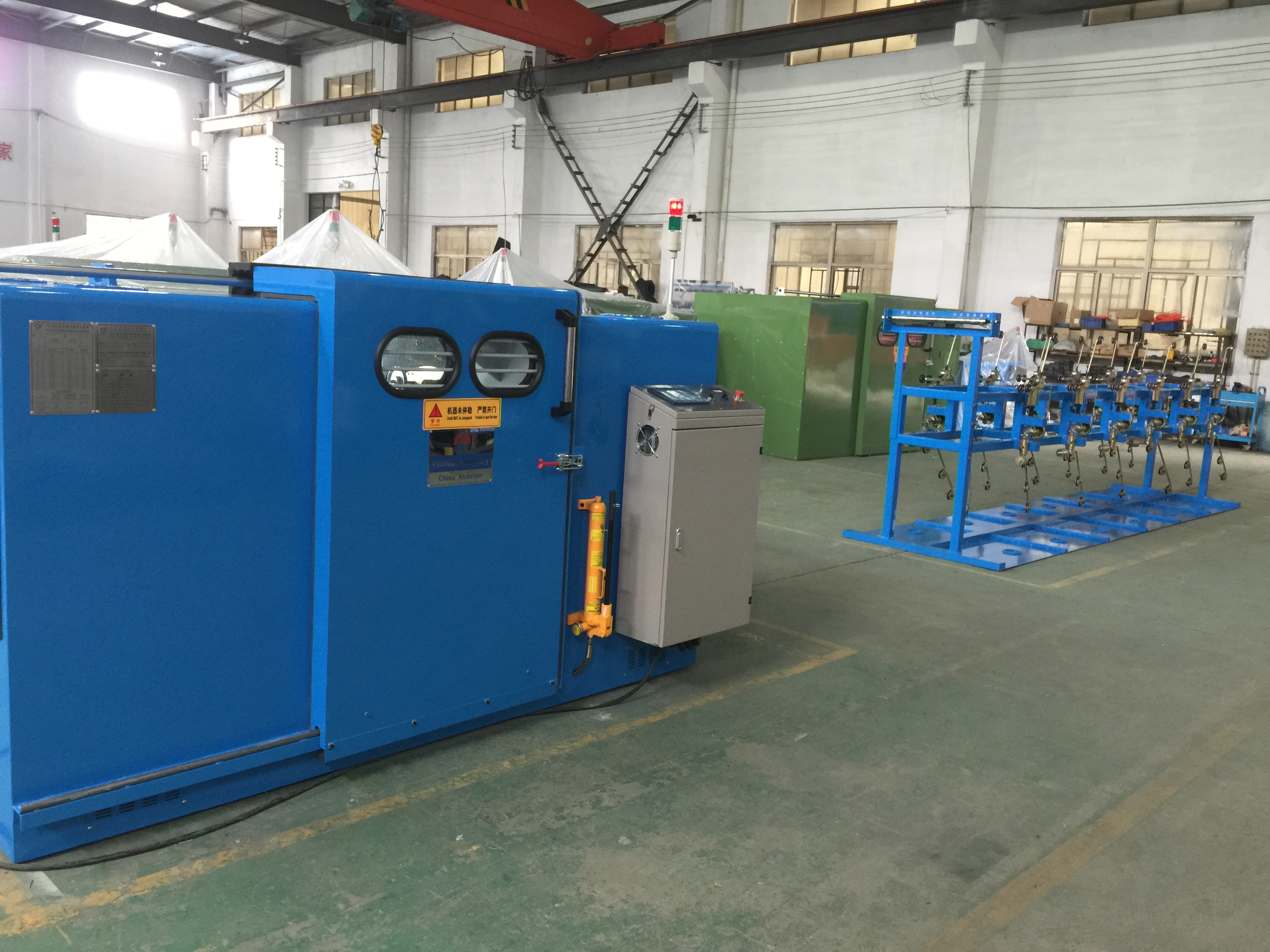 7pcs Nickel Wire Twisting Machine Bunching Diameter 630mm Touch Screen Operation