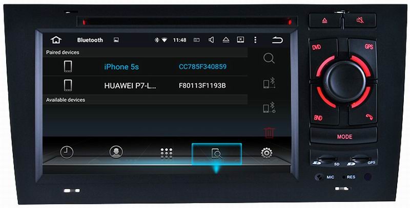 Ouchuangbo car multimedia gps system for Audi A6 1997-2004 with 1080P video wifi multiple amplifiers sound ROM 16GB