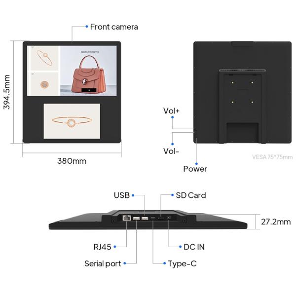 Quad Core Dual Screen Digital Signage
