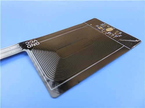Black Coverlay 1oz Copper Flexible PCB Board Polyimide Clad Laminate