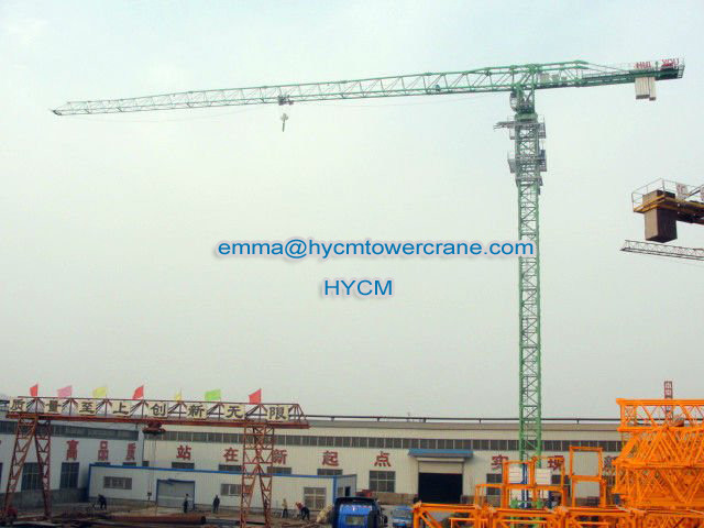 PT6518 65M Jib Boom 10tons Load Top Less Head Tower Cranes Potain Mast