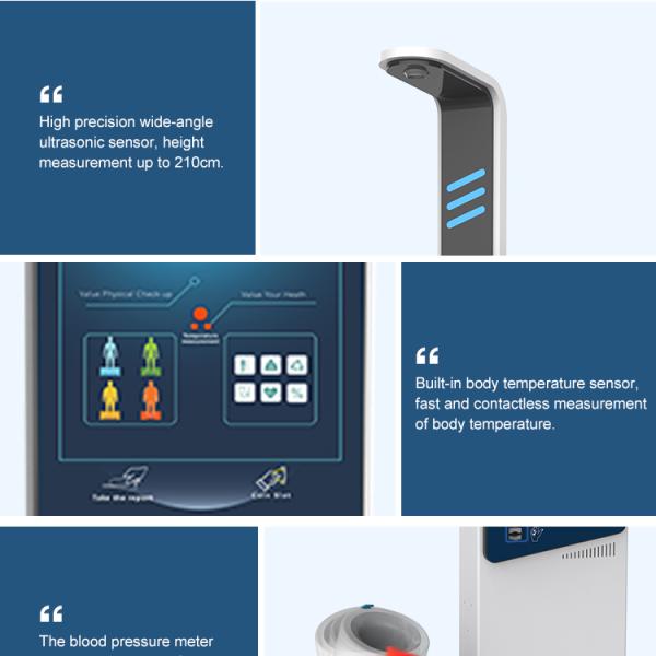 AC100-240v Power Supply Smart Body Analyzer for Precise Weight and Height Measurement
