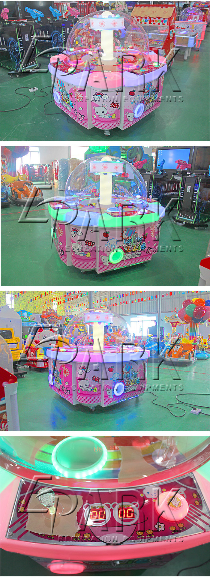 Children Claw Crane Candy Machine With Double Seats And Two Main Boards