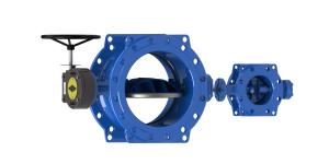 Quality Dovetail Rubber Seal Double Eccentric Butterfly Valve EN593 Arc Shape for sale