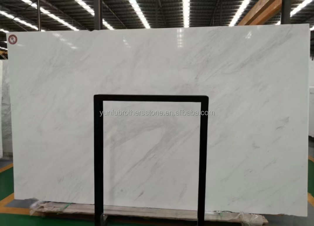 White Greek Marble Natural Stone Statue Frame Art Fireplace for Prestigious Property