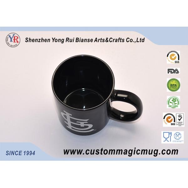 Straight Shape 11oz Color Changing Coffee Mug , Magic Heat Mug Custom