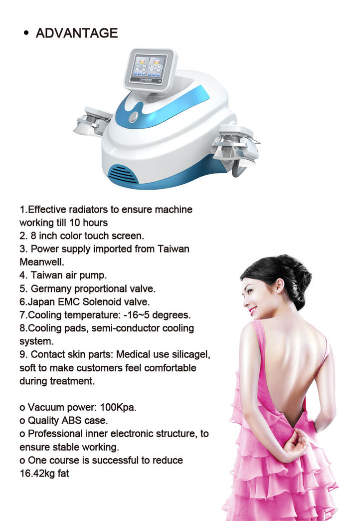 2 Cryo Handles Portable High Quality Cryo Machine for salon use body slimming