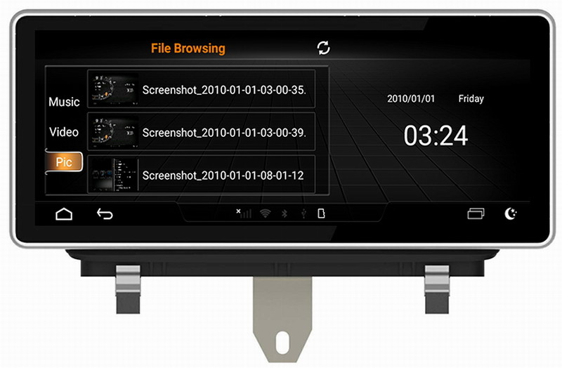 Ouchuangbo bluetooth car kit for Audi Q3 2011-2018 support BT MP3 mirror link android 8.0 OS 4+32