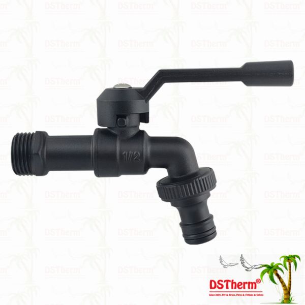 Bronze Heavy Duty Classic Aluminum Handle Bibcocks Spigot Valve Water Tap Water Spout Faucet