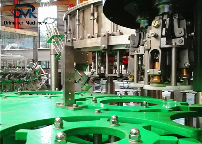 Beer Production Glass Bottle Filling Machine Plc Control Easy Maintenance