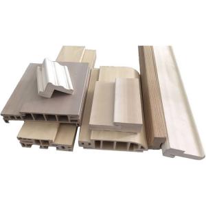 China Hotel Applications Co-Extruded PVC Mouldings for Durable WPC Door Frame on sale
