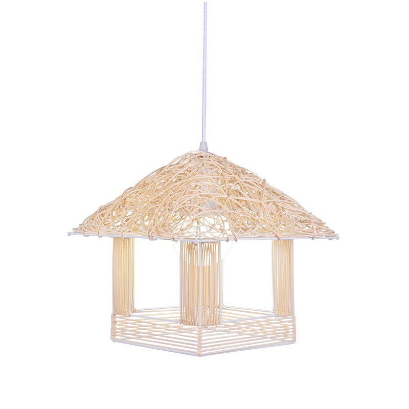 Nordic Style Cage cane pendant lights For Kitchen Dining room Bedroom Lighting (WH-WP-07)
