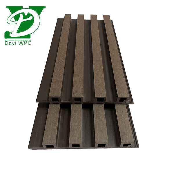 Natural Wood Grain Eco friendly WPC Cladding For Exterior Decorative Wall Decoration