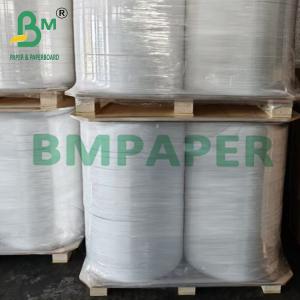 Quality 26g Food Grade Pure White Straw Wrapping Paper For Drinking 28/29mm x 6000m for sale