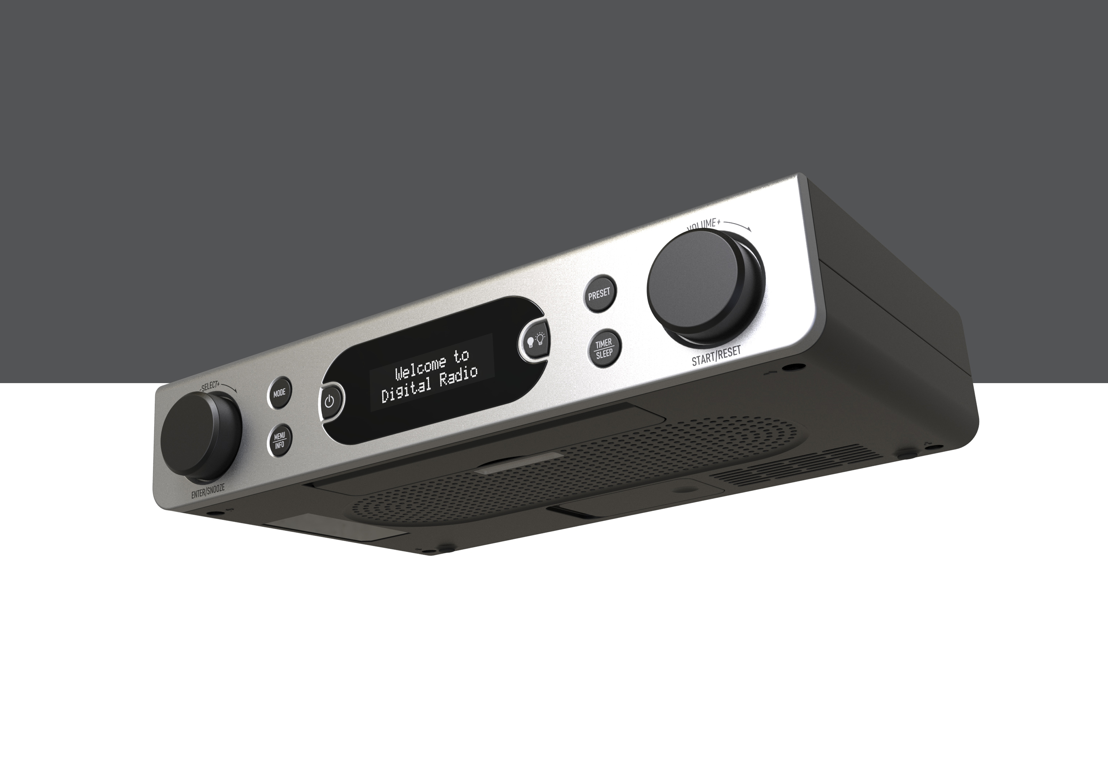 Indoor/Outdoor Dual Alarm Bluetooth Radio with DAB FM Radio and Traditional Design
